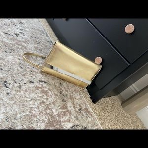 Gold Shoulder Bag/ Clutch